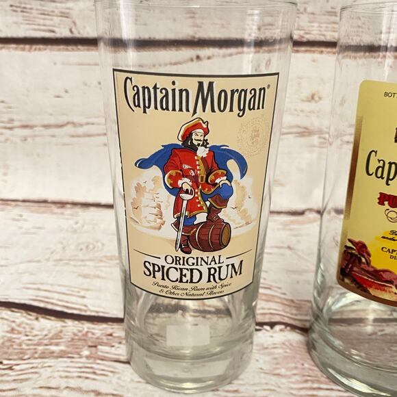 CAPTAIN MORGAN RUM Pint Glasses - Picture 2 of 6